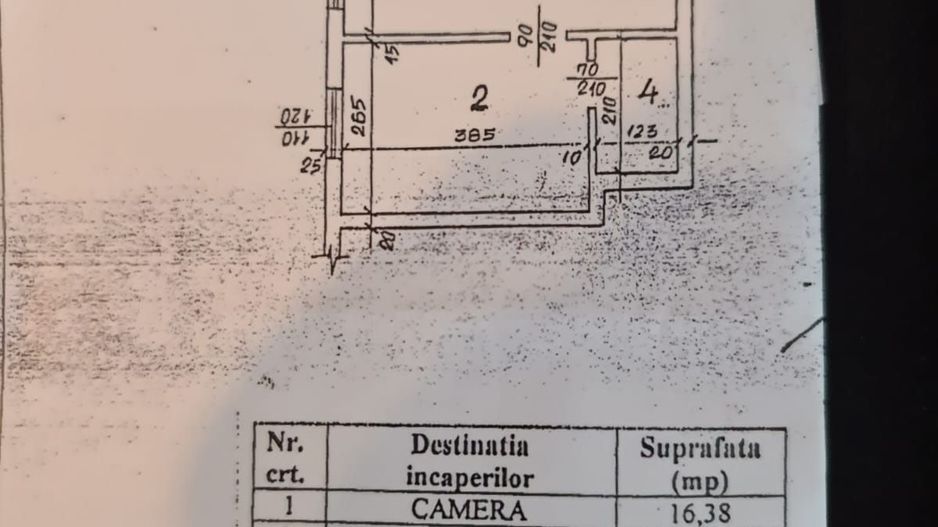 APARTAMENT 2 CAMERE | DEMISOL | COMPOZITORI - Schiță 11