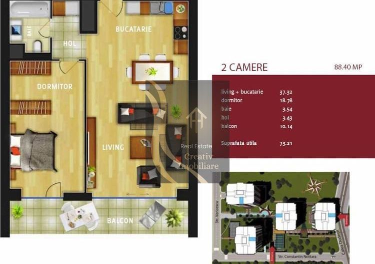 Apartament 2 camere InCity Residence -langa Bucuresti Mall Dristor - Poză 14