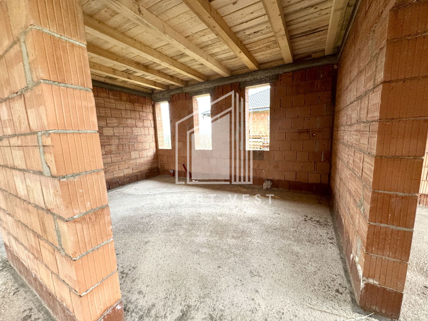 Casa in rosu tip mediteranean | 120 mp | Zona Vetis - Poză 8