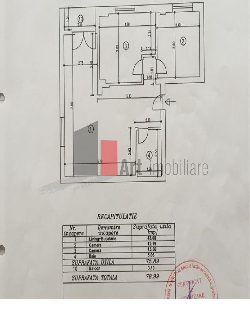 Apartament cu 3 camere-Domenii-Arcul de Triumf-Ion Mihalache-Turda-cu centrala - Poză 10
