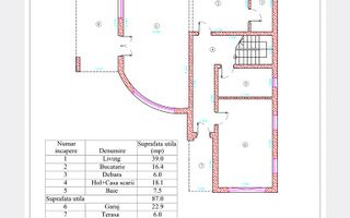 DE VÂNZARE sau SCHIMB - Vilă P+M semifinisată, zona Moara Grecilor; - Poză 19
