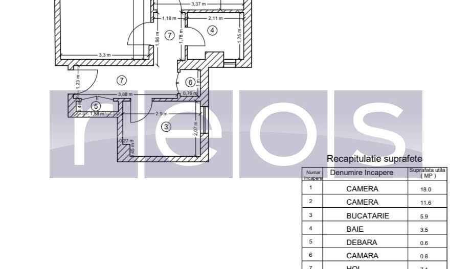 VANZARE 2 CAMERE DECOMANDAT - TINERETULUI- TIMPURI NOI - Poză 21