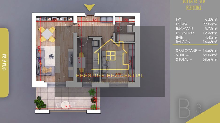 Apartament 2 cam, loc parcare bonus,  Dez  Comision 0 - Poză 2