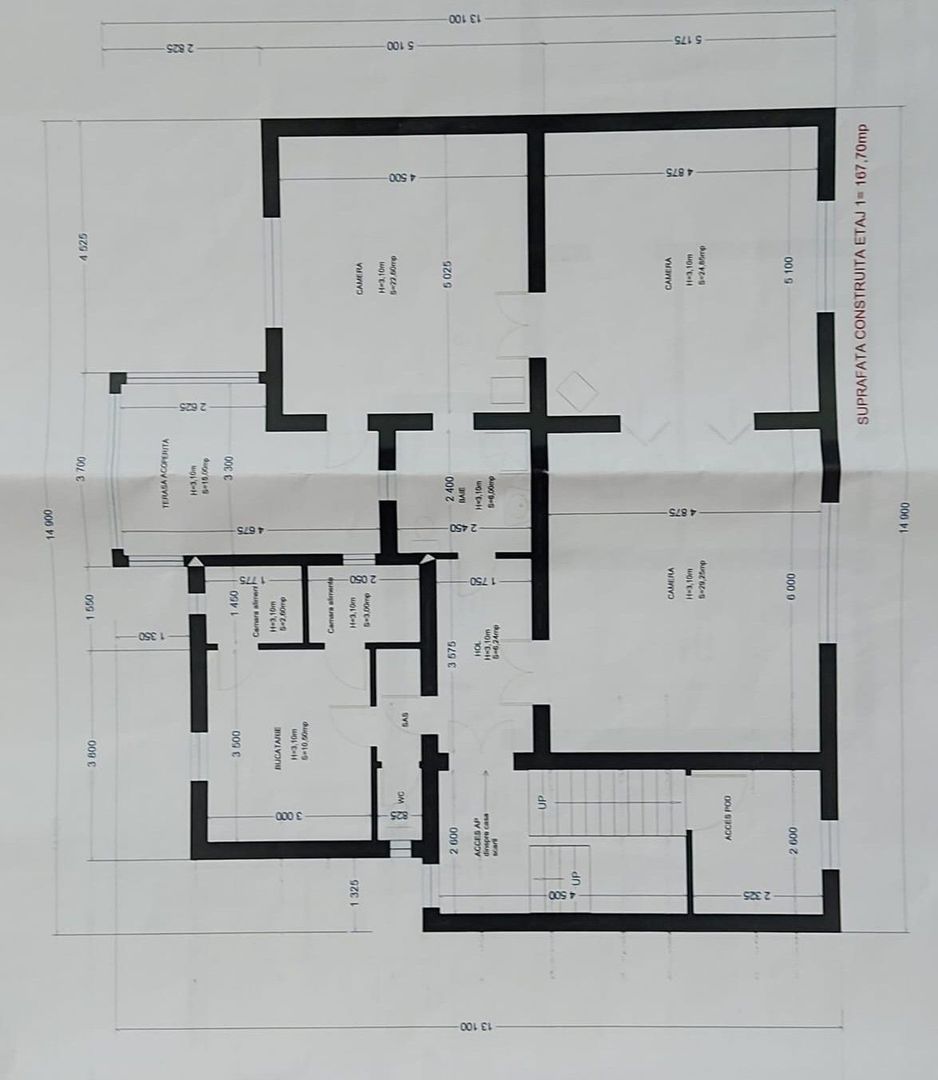 De închiriat – Casă 300 mp în Centru, ideală pt birouri, clinică sau grădinita - Poză 5