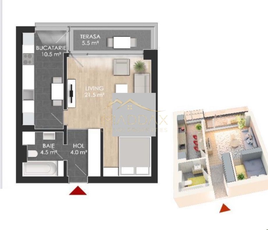 Studio***Bloc NOU premium**Piscina//Sector 1_Chitila - Poză 14