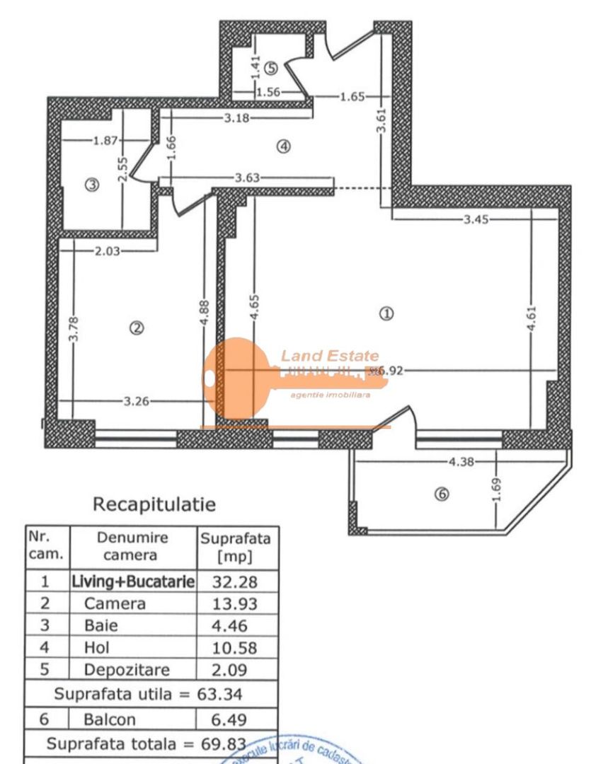 2 Camere Premium | Vedere Panoramică către Lac | 70 mp | Parcul Plumbuita – Colentina - Schiță 7