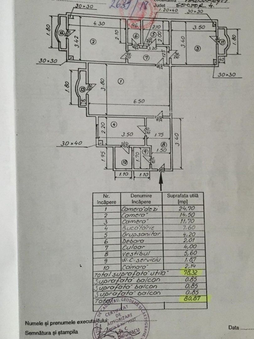 RARITATE la vânzare - 3 camere, etaj 4, Calea Vacaresti-Mall Sun Plaza - Poză 31