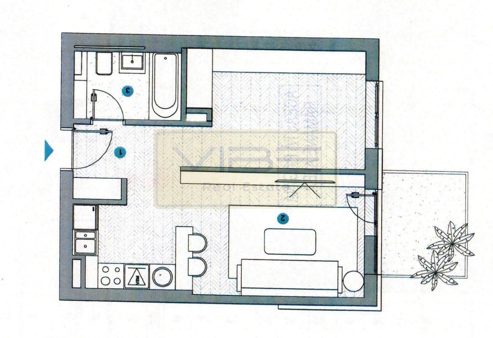Apartament STUDIO+loc parcare Silk District - Poză 16