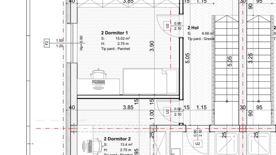 Duplex cu 4 camere - Parcul central Dumbravita - Poză 9