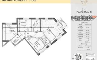Luminos, spațios, perfect compartimentat – 4 camere Open-Space - Poză 19