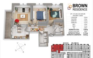 Apartament nou 3 camere- Drumul Binelui | Comision Zero - Poză 3