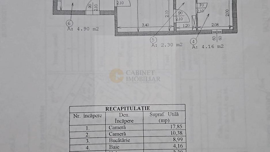 2 camere I Calea Mosilor - Eminescu I 55 mp I bloc 1982 - Poză 14
