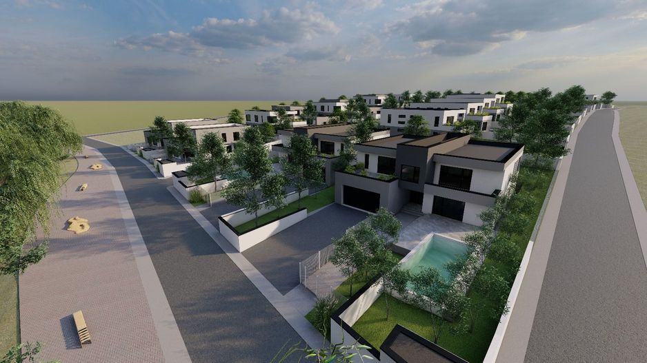 Vilă într-un Complex Rezidențial Nou cu Vedere la Balta Corbeanca - Poză 7
