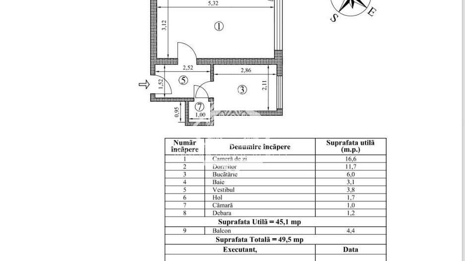 Apartament 2 camere I 50mp I etaj 10/10 I necesita renovare I Bucurestii Noi - Poză 11