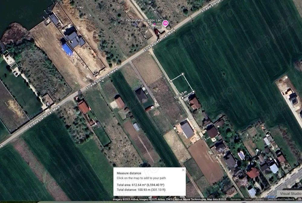 Teren intravilan 614 mp Ciofliceni Snagov - Poză 1