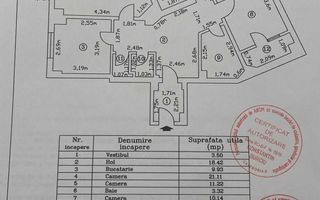 APARTAMENT 4 CAMERE | UNIVERSITATE | BLOC 80' - Schiță 8