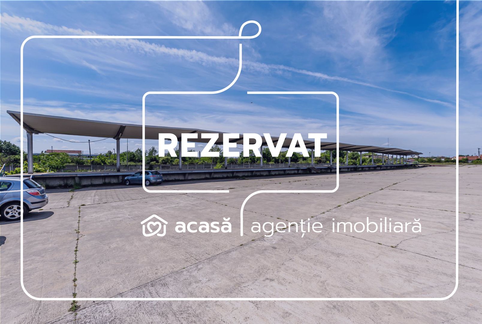 REZERVAT: Platformă betonată cu acces direct la calea ferată - Poză 1