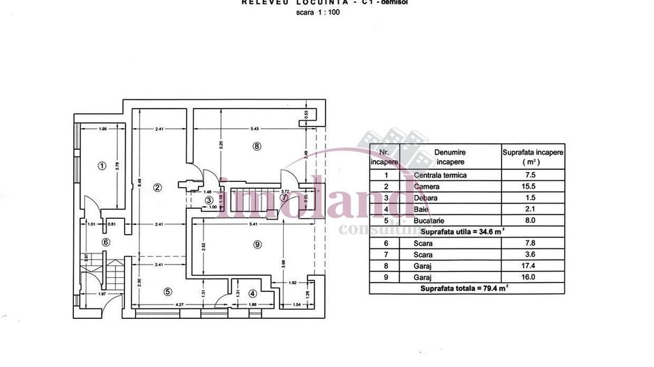 Imobil office | locuinta - Piata Floreasca-Parcul Cinema Floreasca - Schiță 43