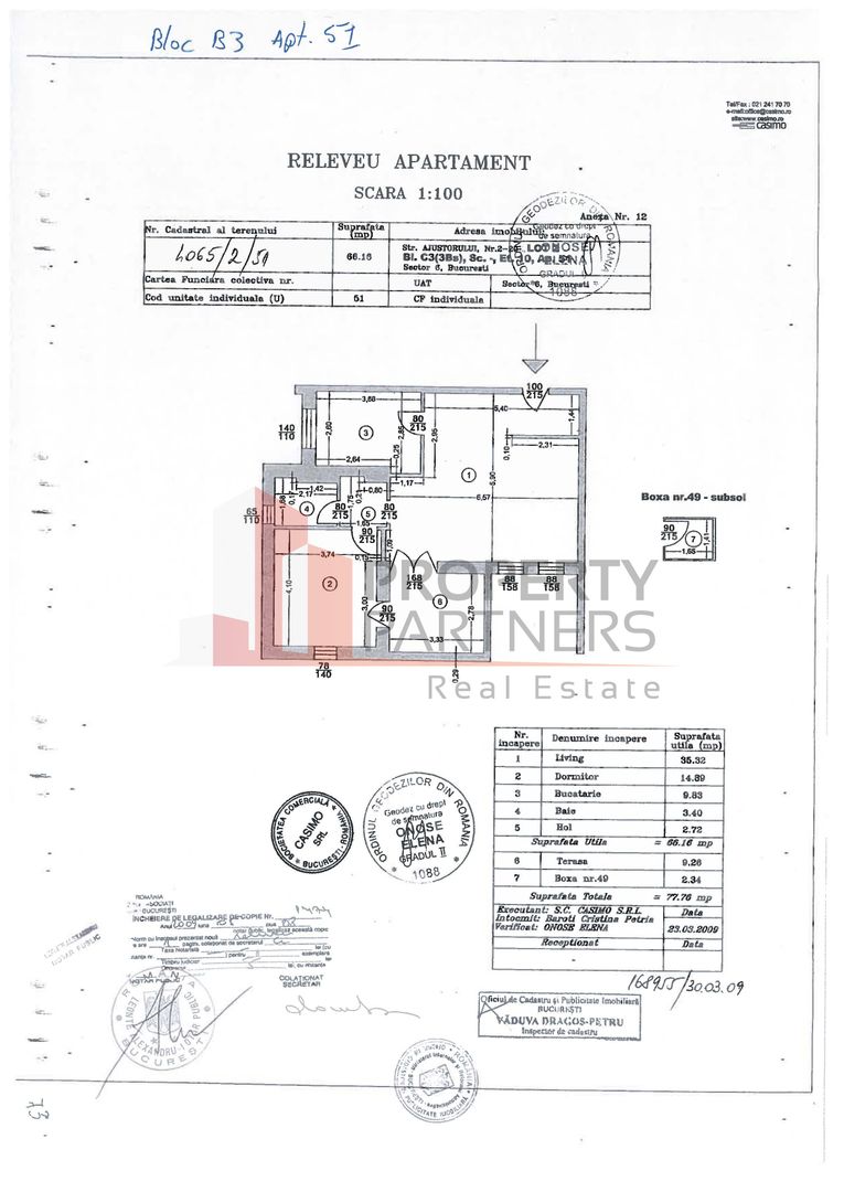 Apartament West Parc cu loc de parcare si boxa depozitare - Schiță 6