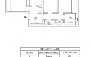 Apartament 3 camere decomandat, Frumoasa, 71 mp, 2 băi, mobilat, utilat, boxă - Poză 10