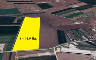 Dascalu, 119.000 mp. teren intravilan cu desch. de 180 m. la DJ 200 - Poză 1