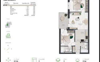 COM 0% Apartament superb cu 3 camere | Denya Forest - Poză 12