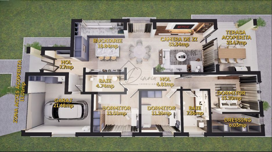 Casa Premium Parcul Verde I 4 camere I Locatie Premium I COMISION 0 - Poză 4