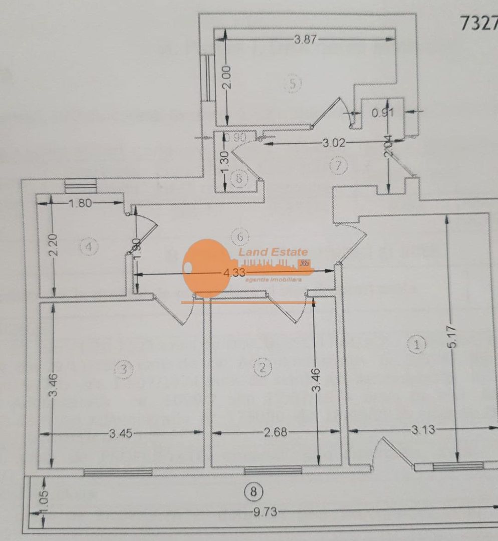 3 camere renovat | lângă metrou Obor - Schiță 9