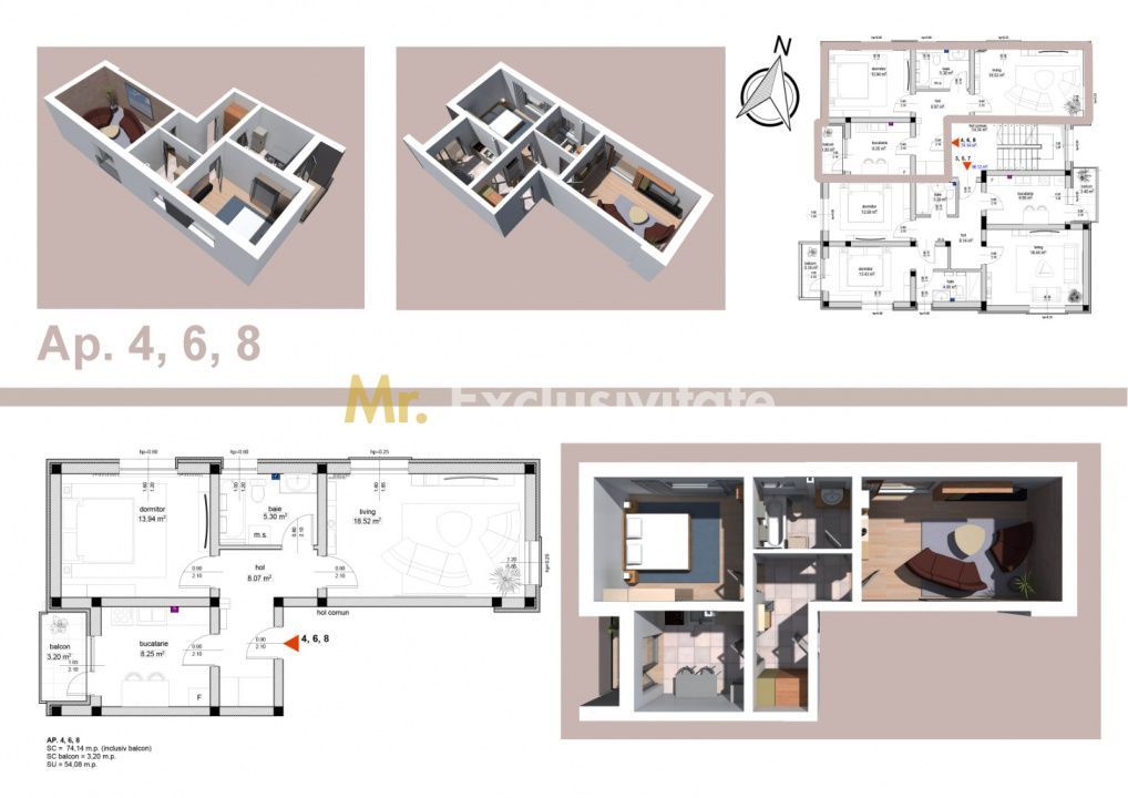 Apartament 2 camere, str Primăverii! - Poză 7