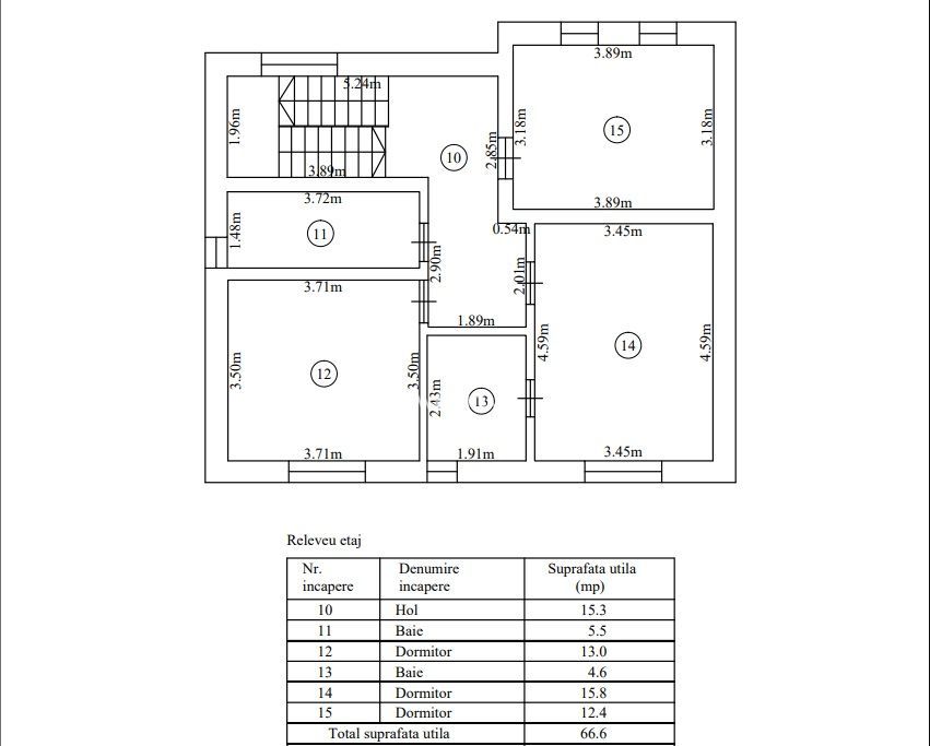 Casă individuală modernă cu garaj - teren 400 mp – Sura Mare - Schiță 28