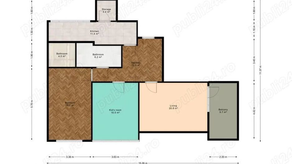 Apartament 3 camere ultracentral - Poză 10