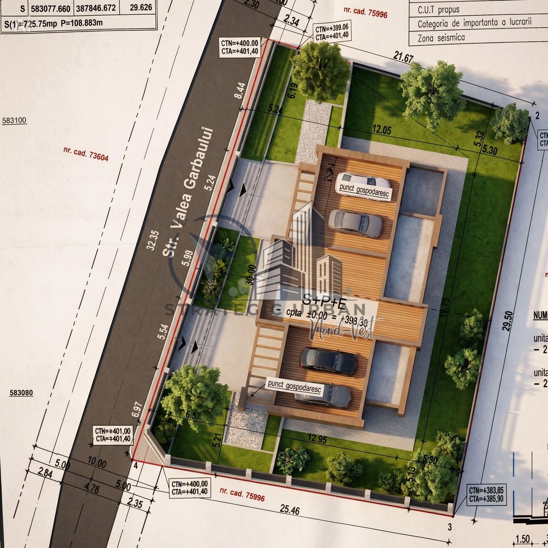Duplex modern,160 mp utili, Teren 363 mp,Terase 40 mp, Valea Garbaului - Poză 6