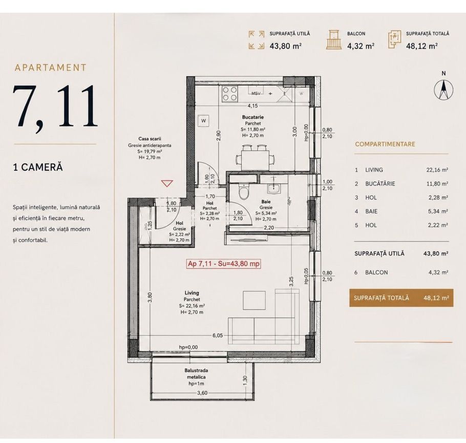 Soarelui – Braytim | Proiect Nou | Lift | Apartamente & S.A.D.-uri - Poză 14