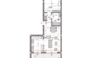 Apartament 2 camere, 51 mp utili cu balcon orientare SUD, la cheie - Poză 7