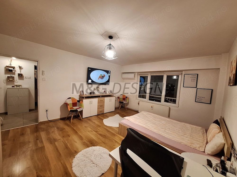 Apartament 1 camera,  Modern-Dorobantilor, 38mp cu centrala - Poză 4