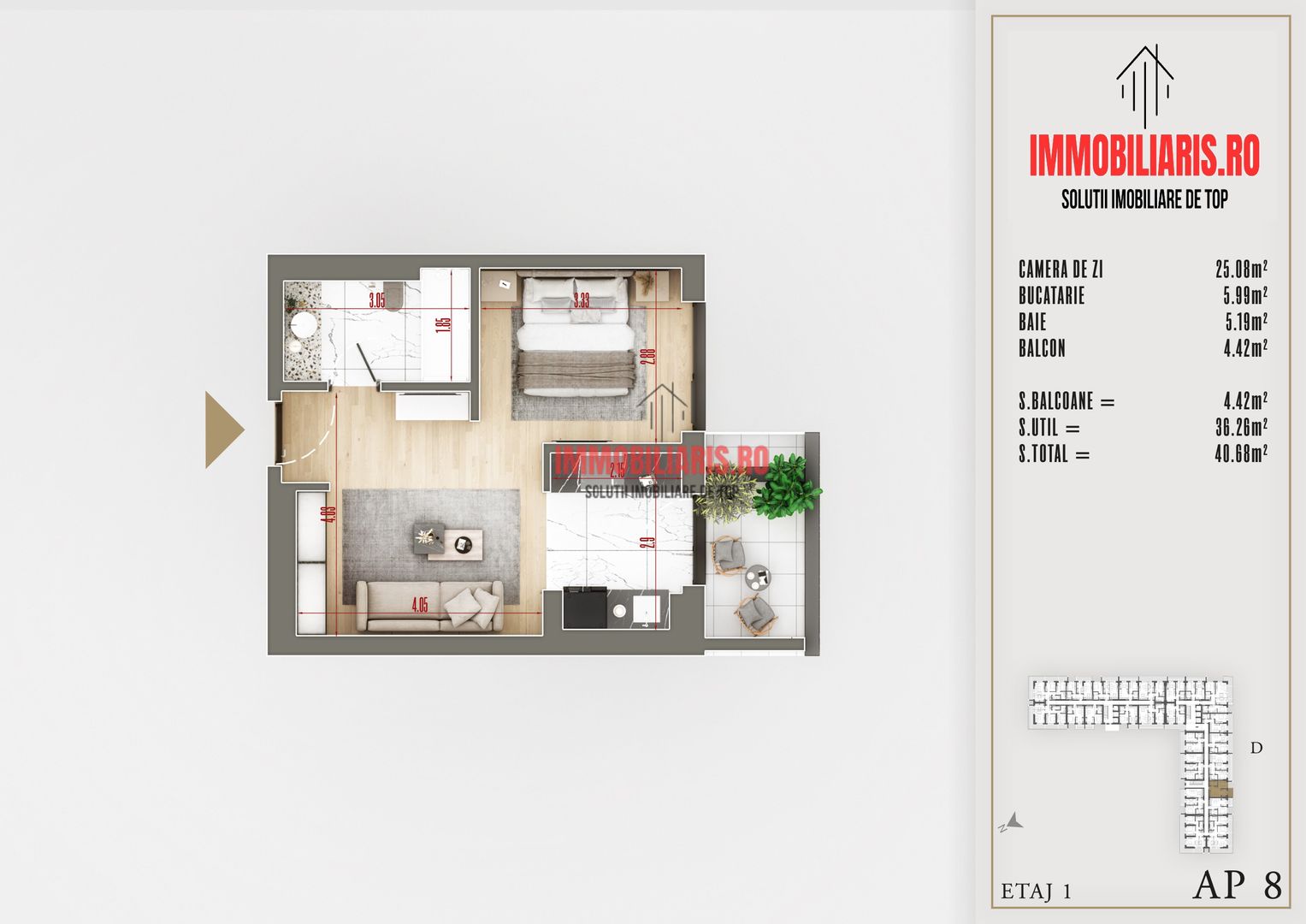 Pallady- Finisaje la Alegere- Incalzire Pardoseala- Direct Dezvoltator - Schiță 2