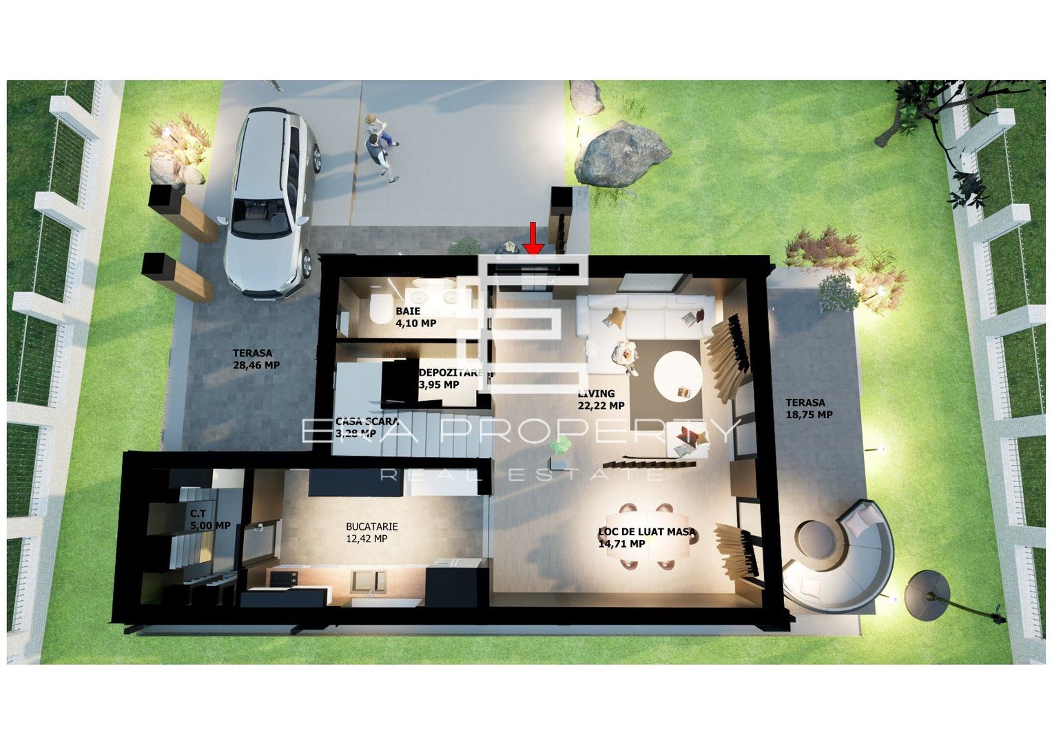 Casă single | Zona Casa de Apă | Pompă de Căldură | 129mp | Vedere spre Munți - Poză 8