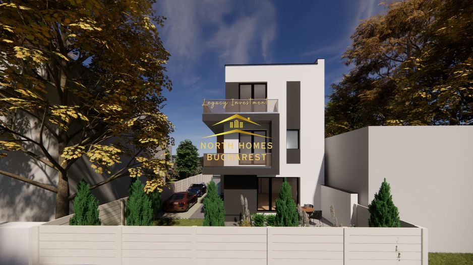 Vând vila în duplex 4 camere, 3 dormitoare, 4 bai, 2 locuri parcare - Poză 8