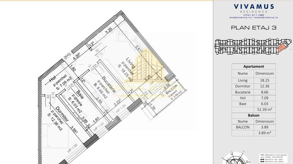 APARTAMENT 2 CAMERE, Tractoru, Brasov - Poză 2