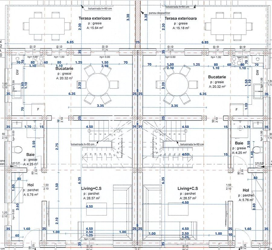 Casă nouă, cu pivniță, pod și 3 dormitoare – situată pe colț - Cisnadie - Schiță 17