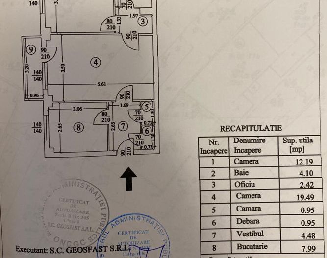 2 CAMERE + LOC DE PARCARE ADP | TEI| - Schiță 15