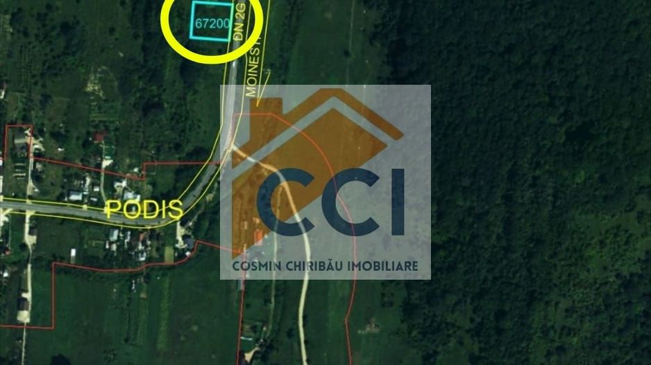Teren 1,717mp Margineni / Strada Sat podis - Poză 2