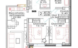 Vânzare, apartament, 2 camere, str. Ialoveni, Telecentru - Poză 3