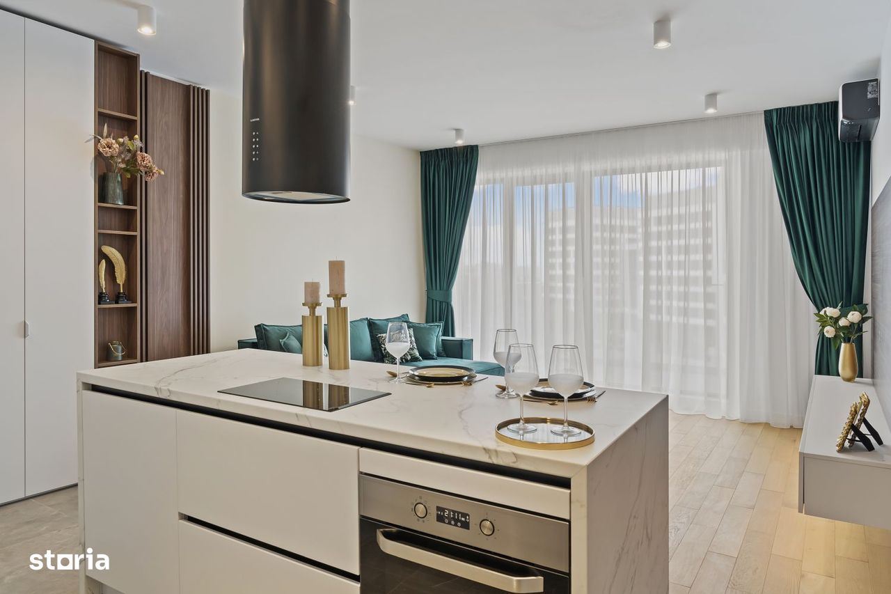 Închiriez apartament 2 camere, Timpuri Noi, confort lux, openspace - Poză 4