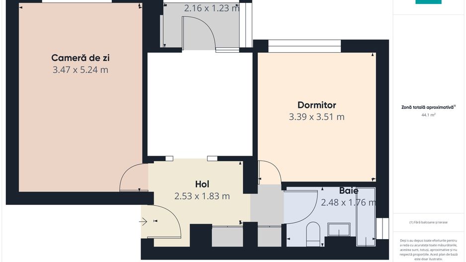 Apartament 2 camere decomandat - Confecții - Poză 14