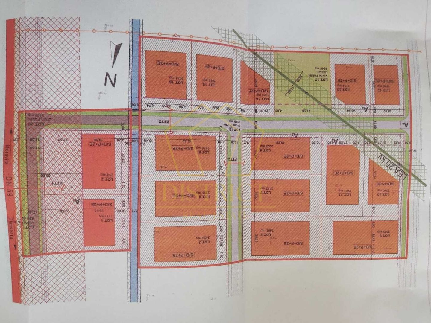Teren industrial-comercial PUZ aprobat | Padureni E70 - Poză 3