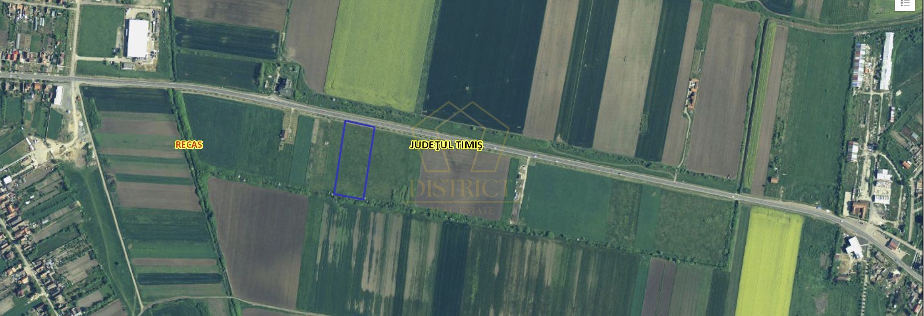 COMISION 0% Teren extravilan 1 ha | Recas - Poză 3