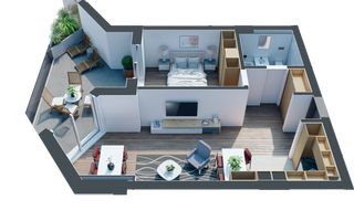 Apartament cu 2  camere-Design avangardist și confort contemporan - Poză 10