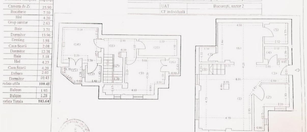 Duplex Elegant 4 Camere | Curte Proprie | Zona Parcul Circului - Schiță 15
