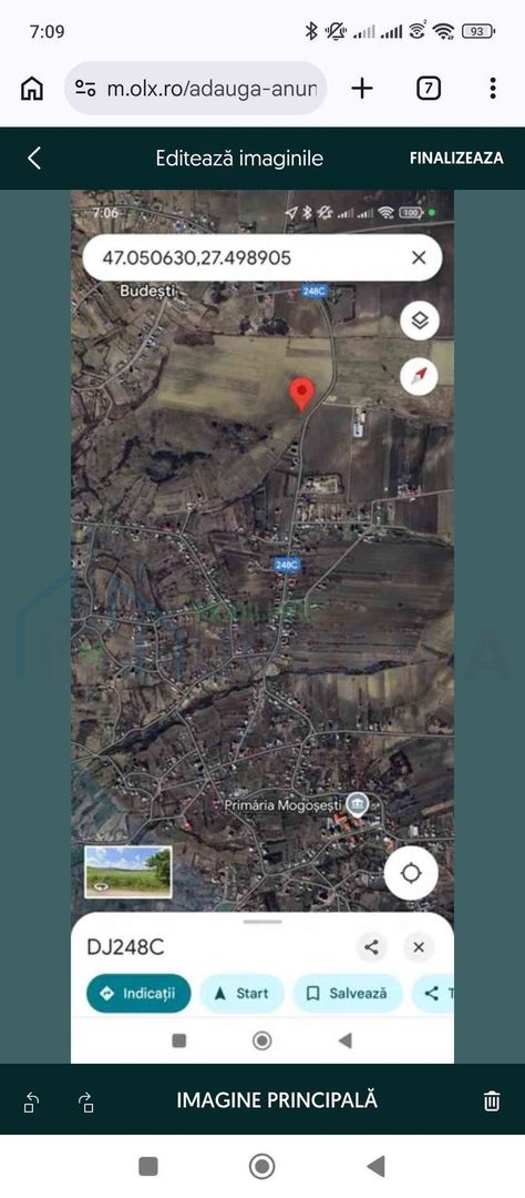 Teren intravilan de vânzare în Mogoșești, județul Iași - Poză 1